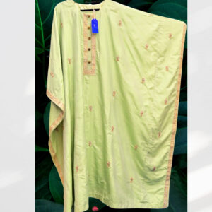 Pure Silk Jalabiya Hand Woven with Gold Thread and Sequins