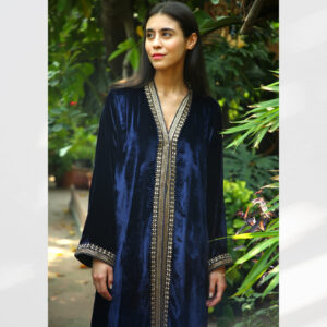Pure Velvet Hand Embroidered with Zardozi